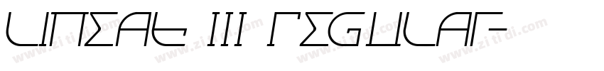 Lineat III Regular字体转换